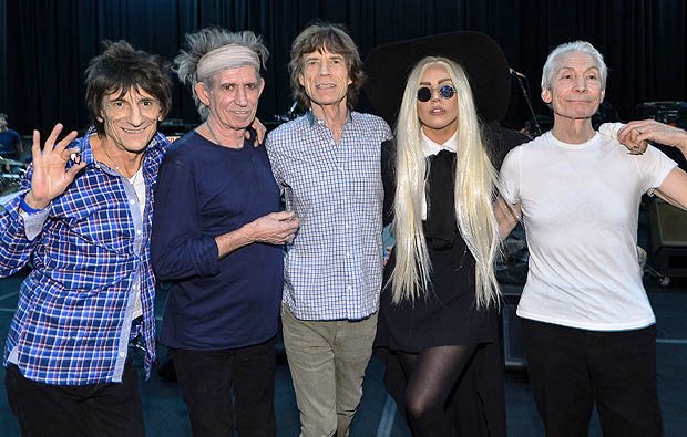 Lady Gaga Dukung Konser 50 Tahun Rolling Stones 